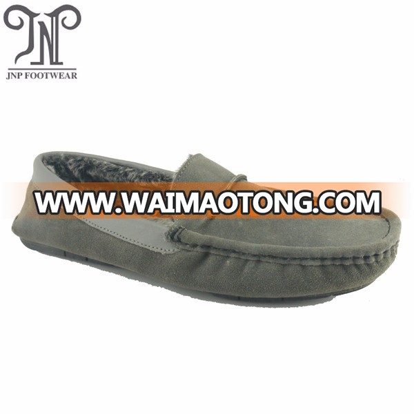 Suede leather moccasin casual shoes for men